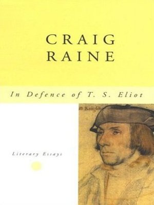 cover image of In Defence of T. S. Eliot